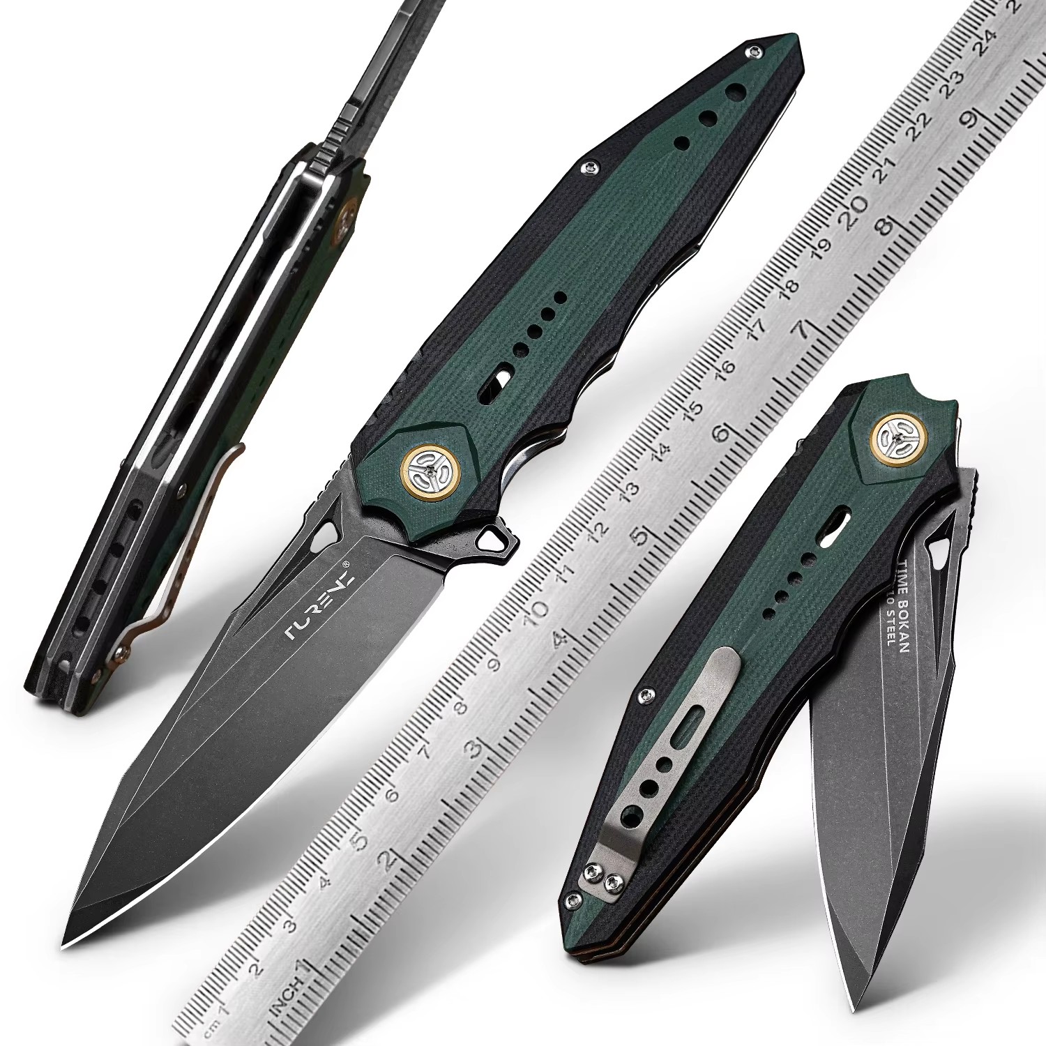 Outdoor Hunting Gifts - Складной нож NEWOOTZ VG10 из стали,