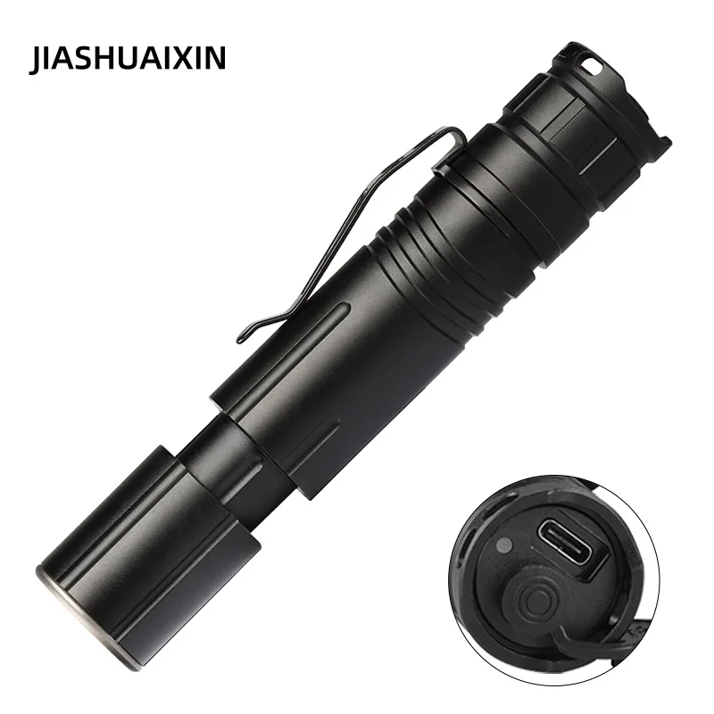 Tactical Flashlight Rechargeable - JIASHUAIXIN новый XHP50 Zoom Type-C зарядка