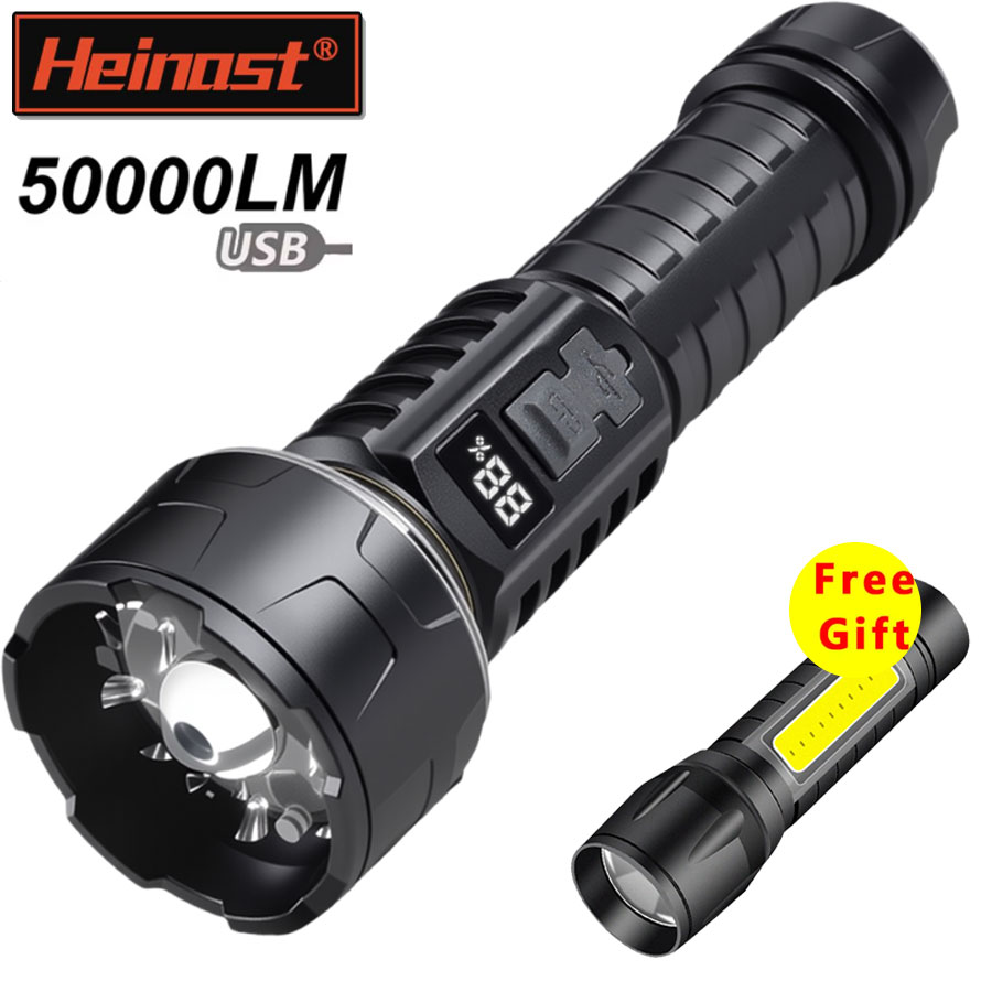 Tactical Flashlight Rechargeable - Светодиодные фонарики высокой мощности, тактическая вспышка,