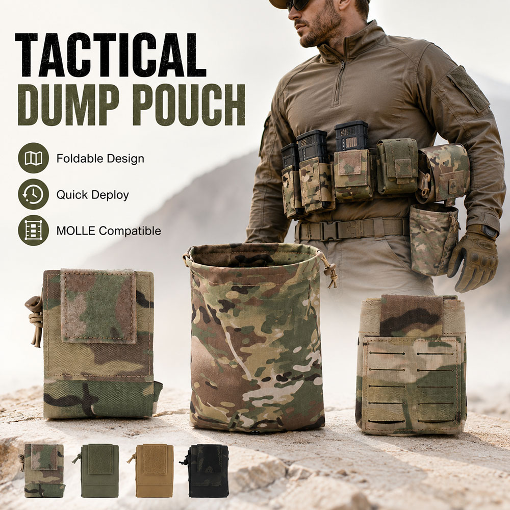 Outdoor Hunting Gear Storage - Тактический складной подсумок MOLLE для магазинов,