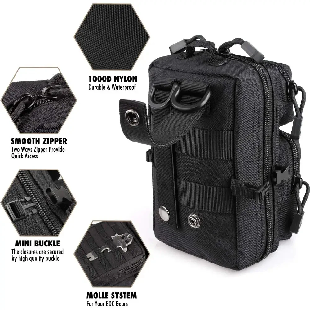 Outdoor Hunting Gear Storage - Миниатюрная сумка-органайзер Molle, компактная сумка для