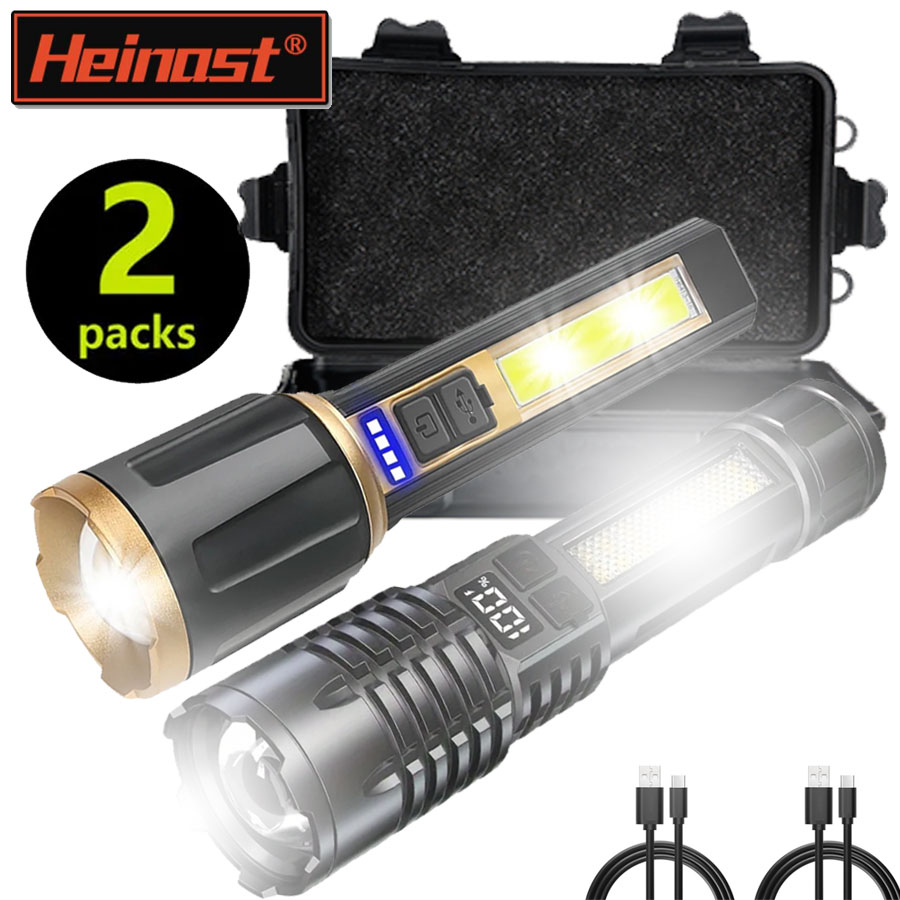 Tactical Flashlight Rechargeable - Супер яркие светодиодные фонарики, перезаряжаемый через