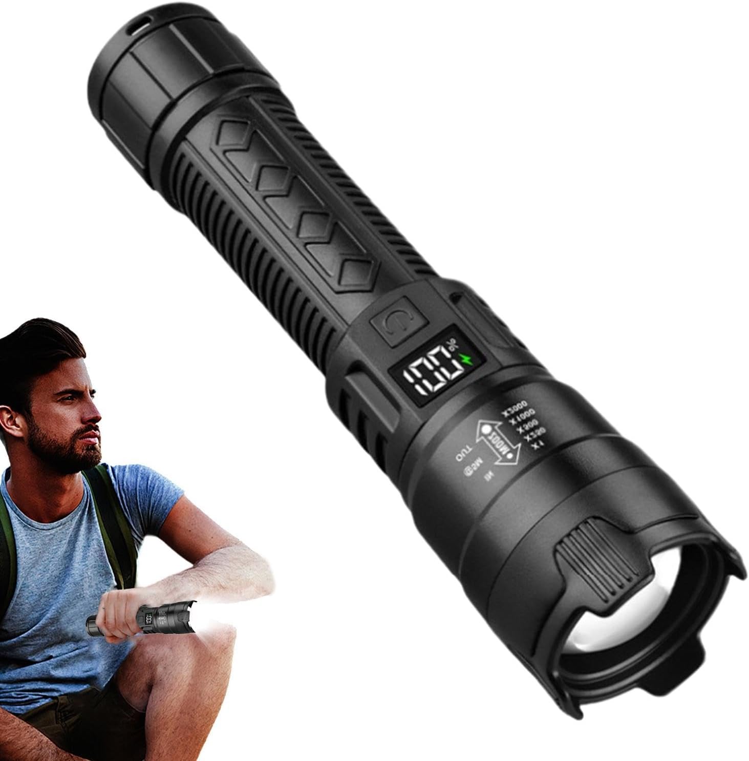 Тактический светодиодный фонар – обзор и цена Tactical Flashlight Rechargeable