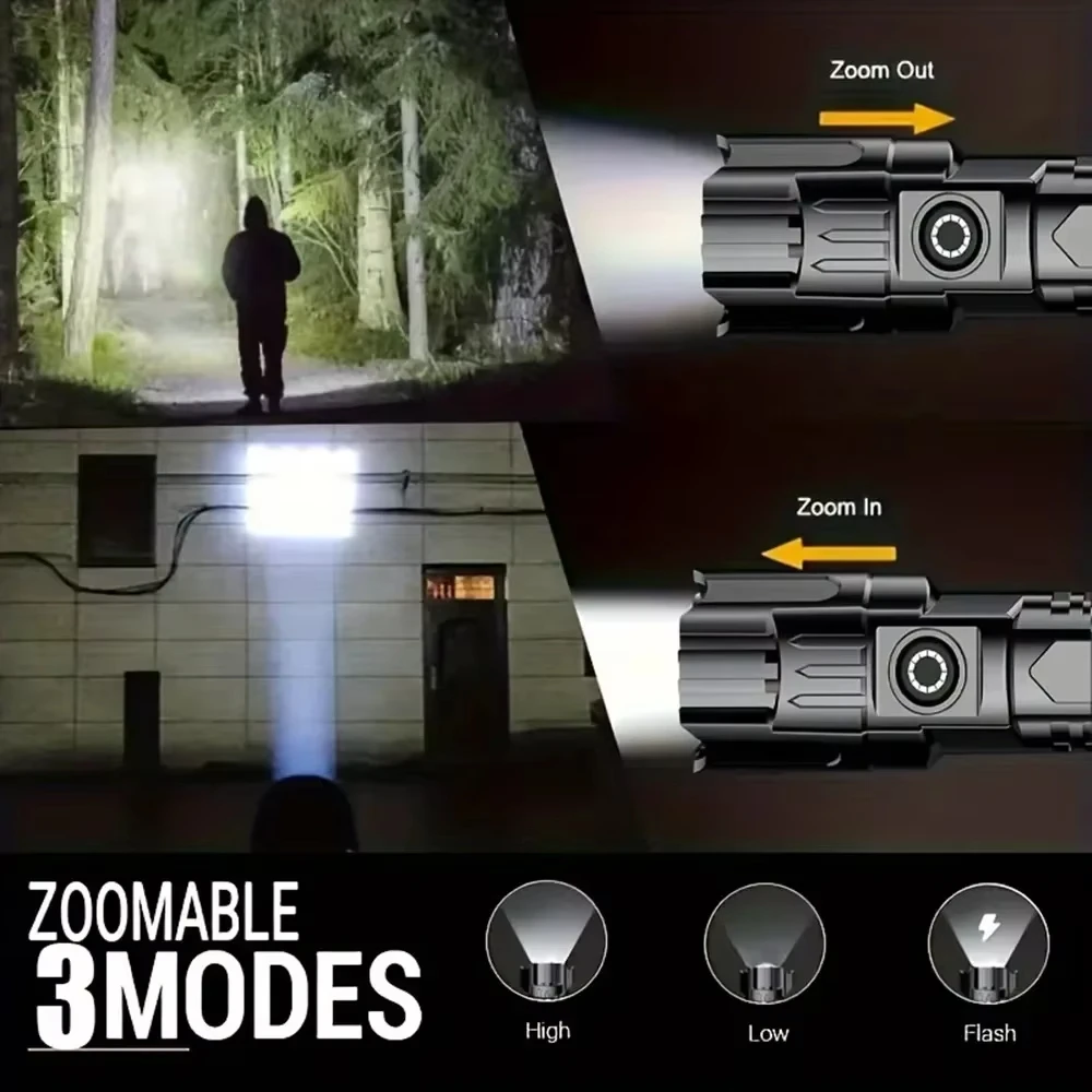 Суперяркий светодиодный фонарь – обзор и цена Tactical Flashlight Rechargeable