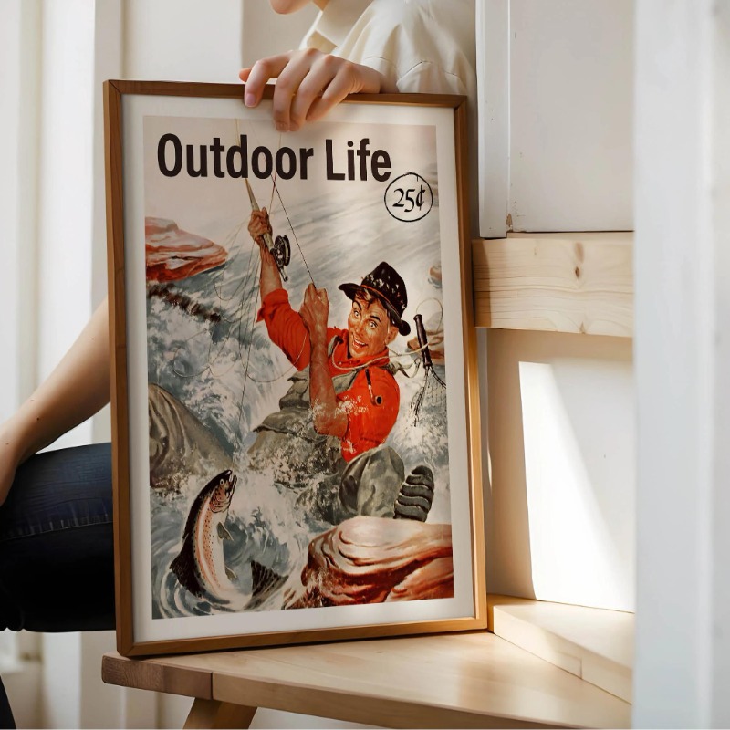 Винтажный холст с принтом нахл – обзор и цена Outdoor Hunting Paintings