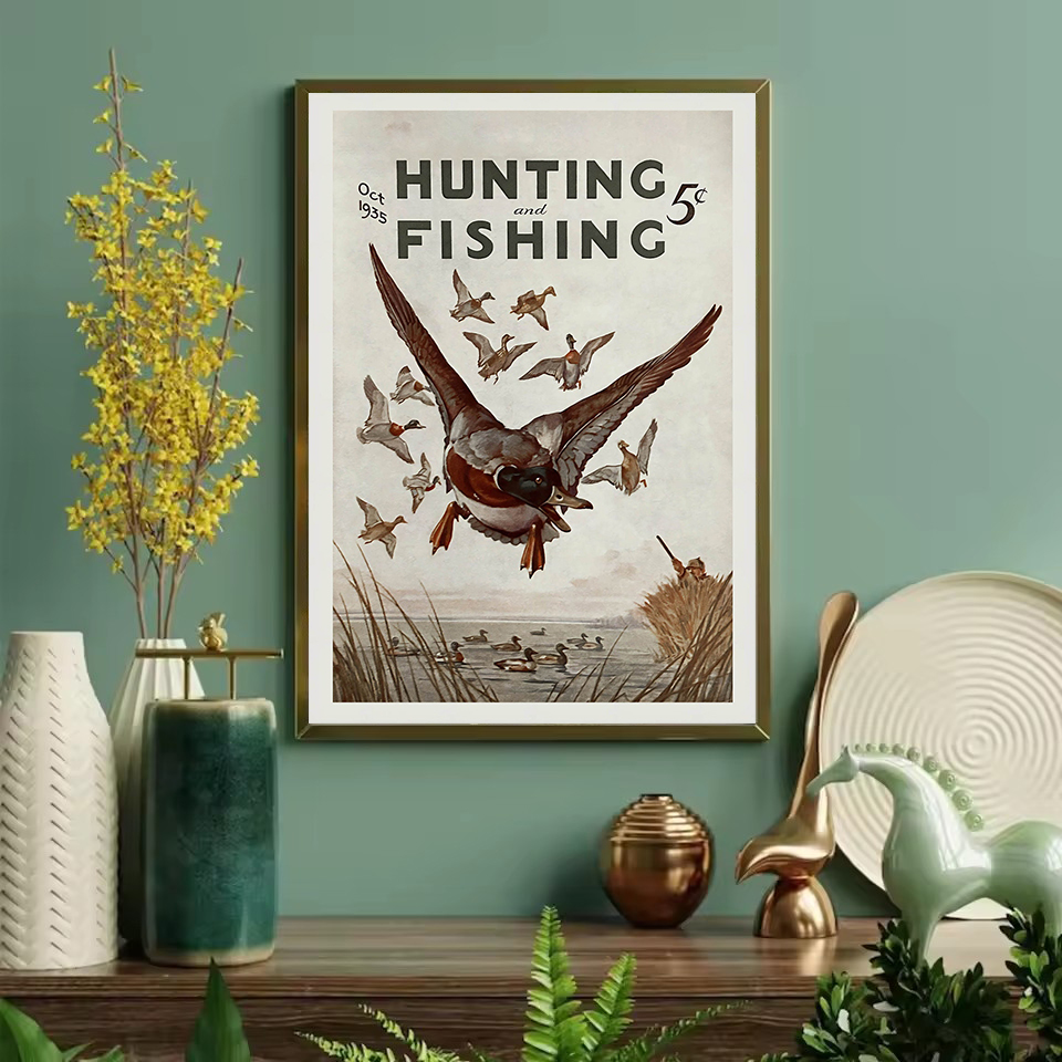 Ретро дикая природа открытый о – обзор и цена Outdoor Hunting Paintings