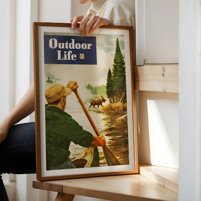 Винтажный красочный постер для – обзор и цена Outdoor Hunting Paintings