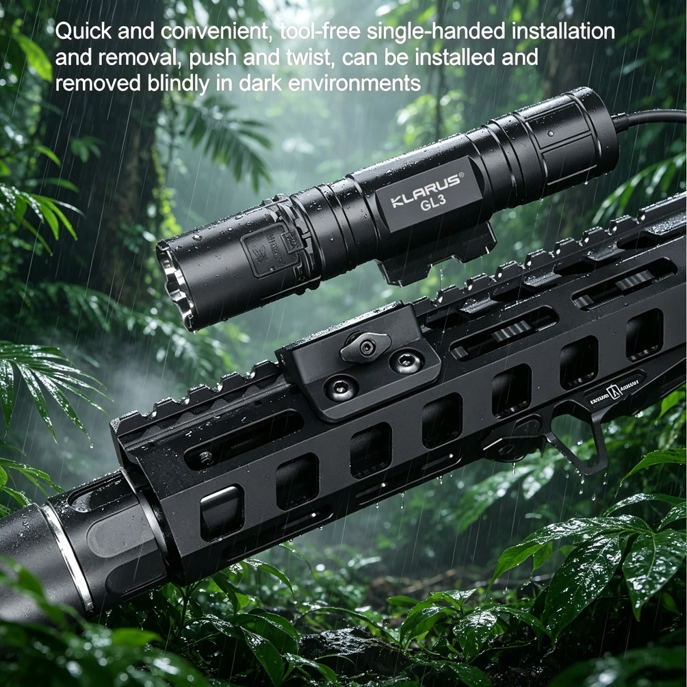 Тактический фонарь Klarus GL3, – обзор и цена Tactical Flashlight Rechargeable