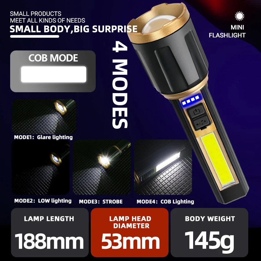 Супер яркие светодиодные фонар – обзор и цена Tactical Flashlight Rechargeable