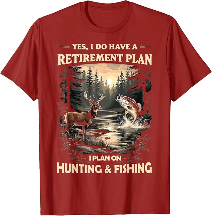 Футболка с надписью «План на п – обзор и цена Outdoor Hunting Gifts