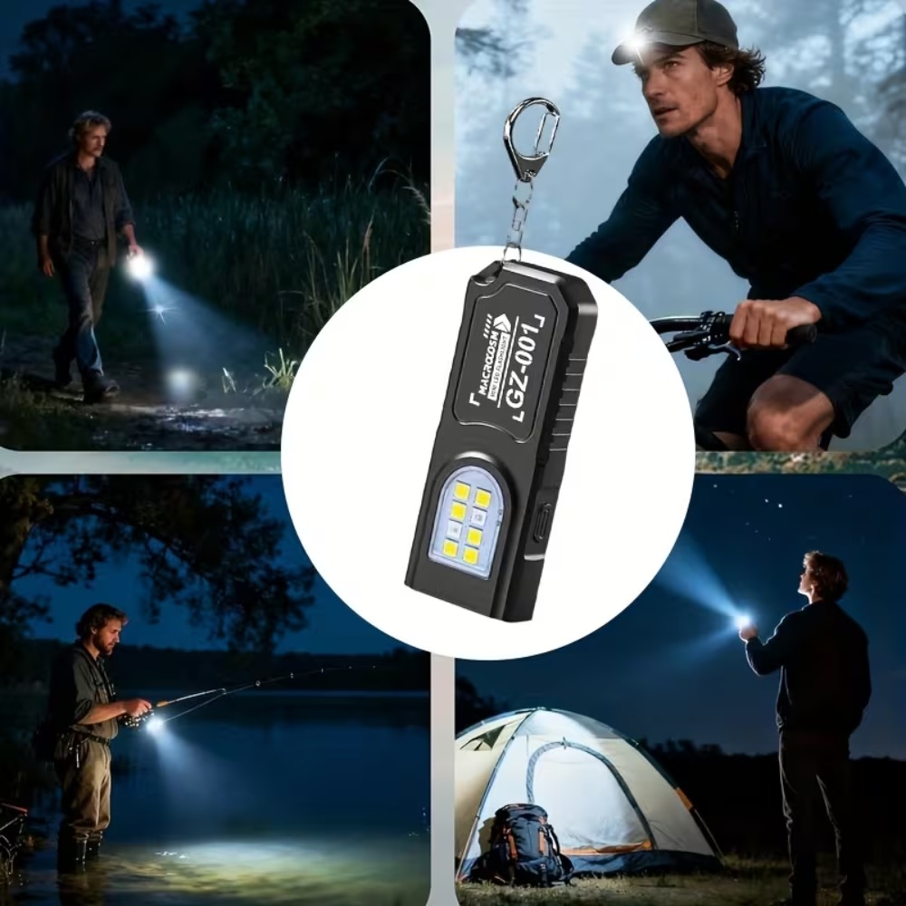 Мини-COB светодиодный брелок-ф – обзор и цена Tactical Flashlight Rechargeable
